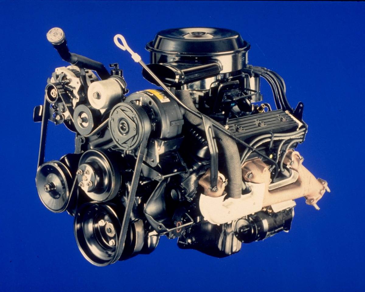 350-cubic-inch (5.7L) Small Block V-8 engine