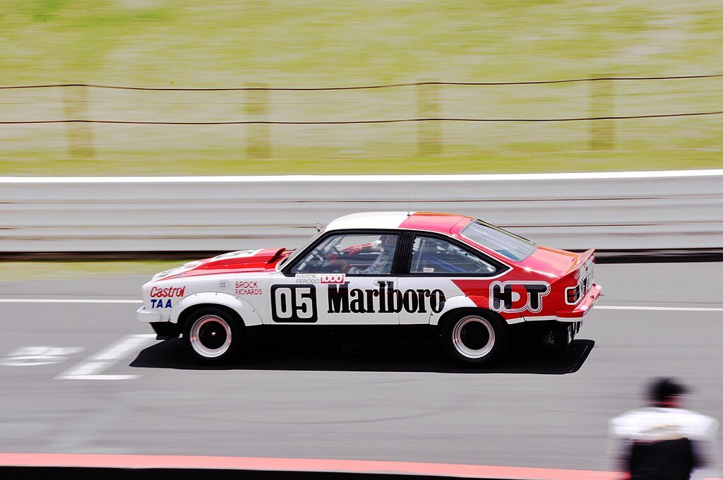 Dick Johnson in Peter Brock's old Holden Torana at Bathurst 12 Hour 2011