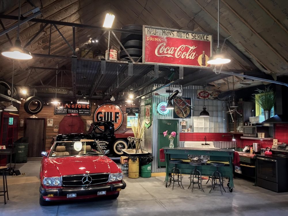 classic car garage