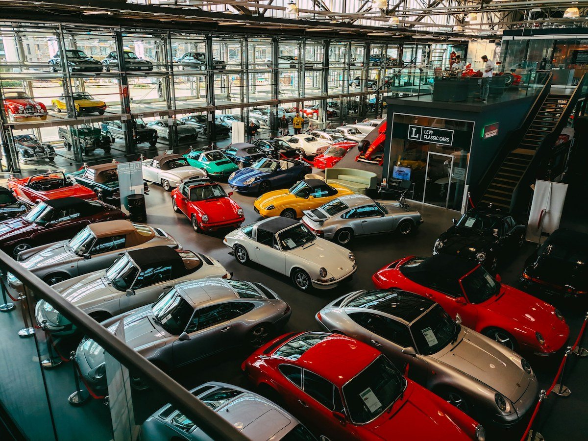 Porsche collection at Motorworld Koln