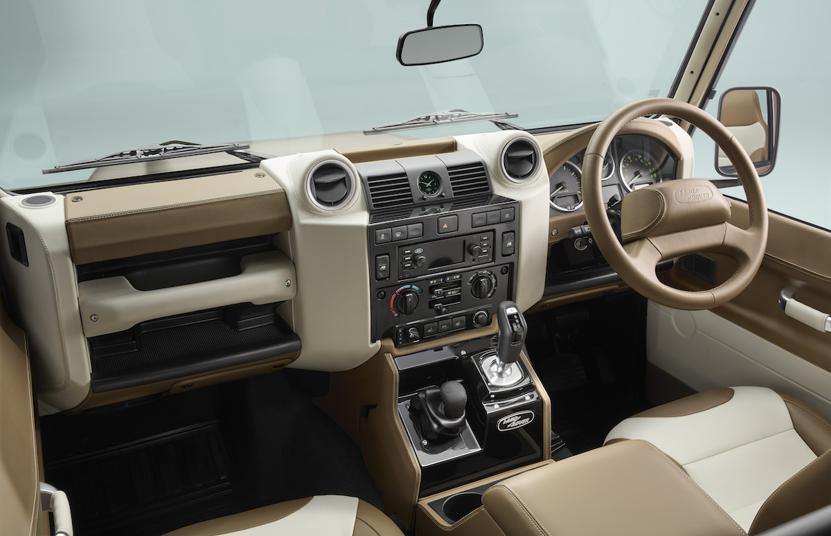 Inside the Land Rover Classic Defender V8 Soft Top