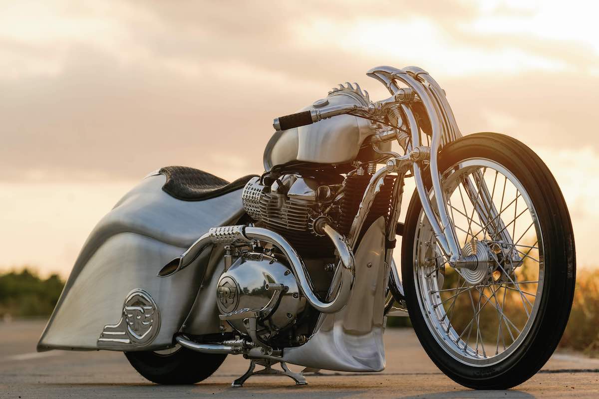 Custom Royal Enfield Motorcycle