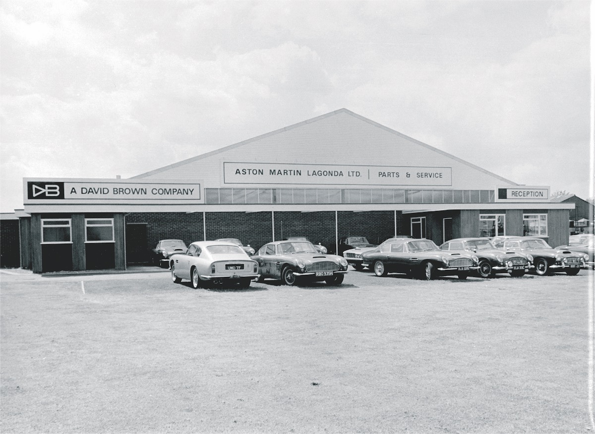 The Aston Martin Parts & Service Division at Newport Pagnell in the 1960s