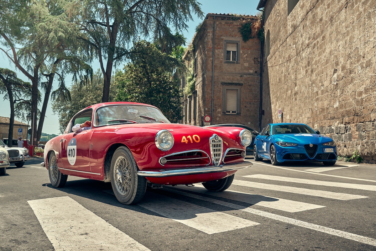 1956 Alfa Romeo 1900 Super Sprint at the 1000 Miglia 2025