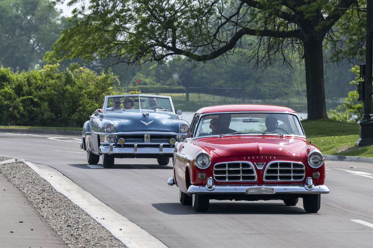 During Chrysler’s birthday week, the brand is continuing to unwrap a celebratory slate of initiatives to mark 100 years, starting June 4, 2025, on Detroit’s Belle Isle, where media gathered for the once-in-a-century opportunity to drive historic Chrysler vehicles, including the 1955 Chrysler 300.