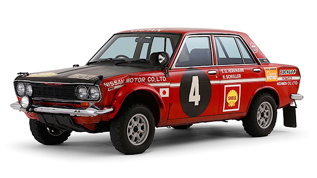 Datsun Bluebird 1600SSS Rally Car The 18th East-African Safari Rally in 1970 (Overall winner)