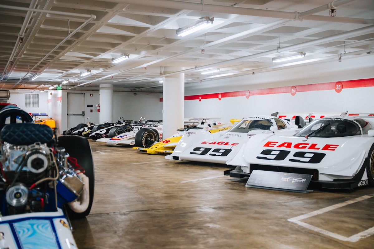 Eagle MkIII and F1 cars at the Petersen Automotive Museum