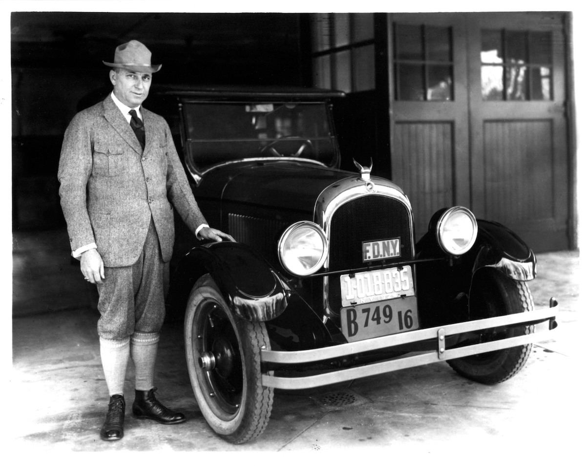 Walter P. Chrysler with 1924 Chrysler Six