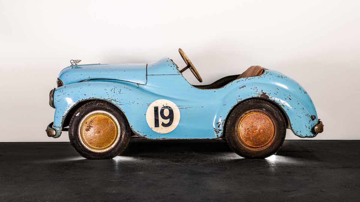 Austin J40 won by Ted French at the 1955 Austin Pedal Cars Junior Grand Prix race at Silverstone