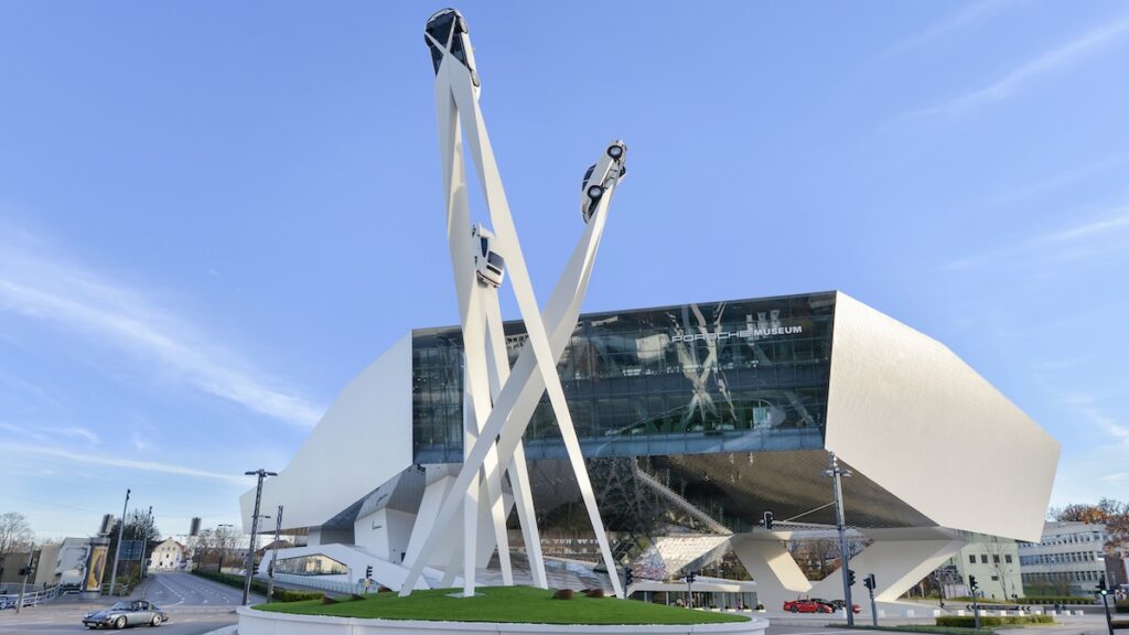 The Porsche Museum in Stuttgart, Germany