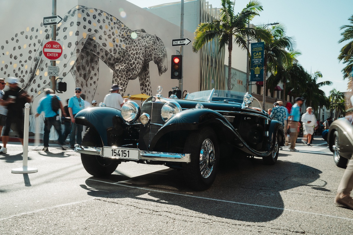 Rodeo Drive Concours Best in Show 1937 Mercedes-Benz 540K Special Roadster