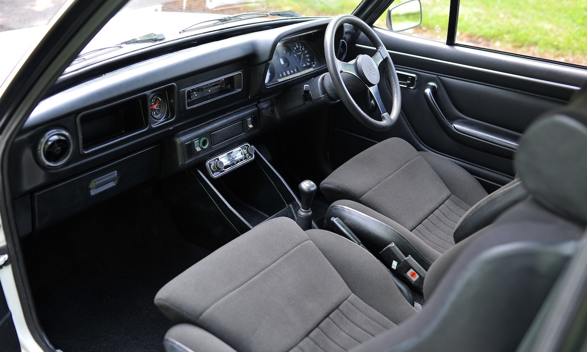 1976 Ford Escort Mk II RS1800 Interior