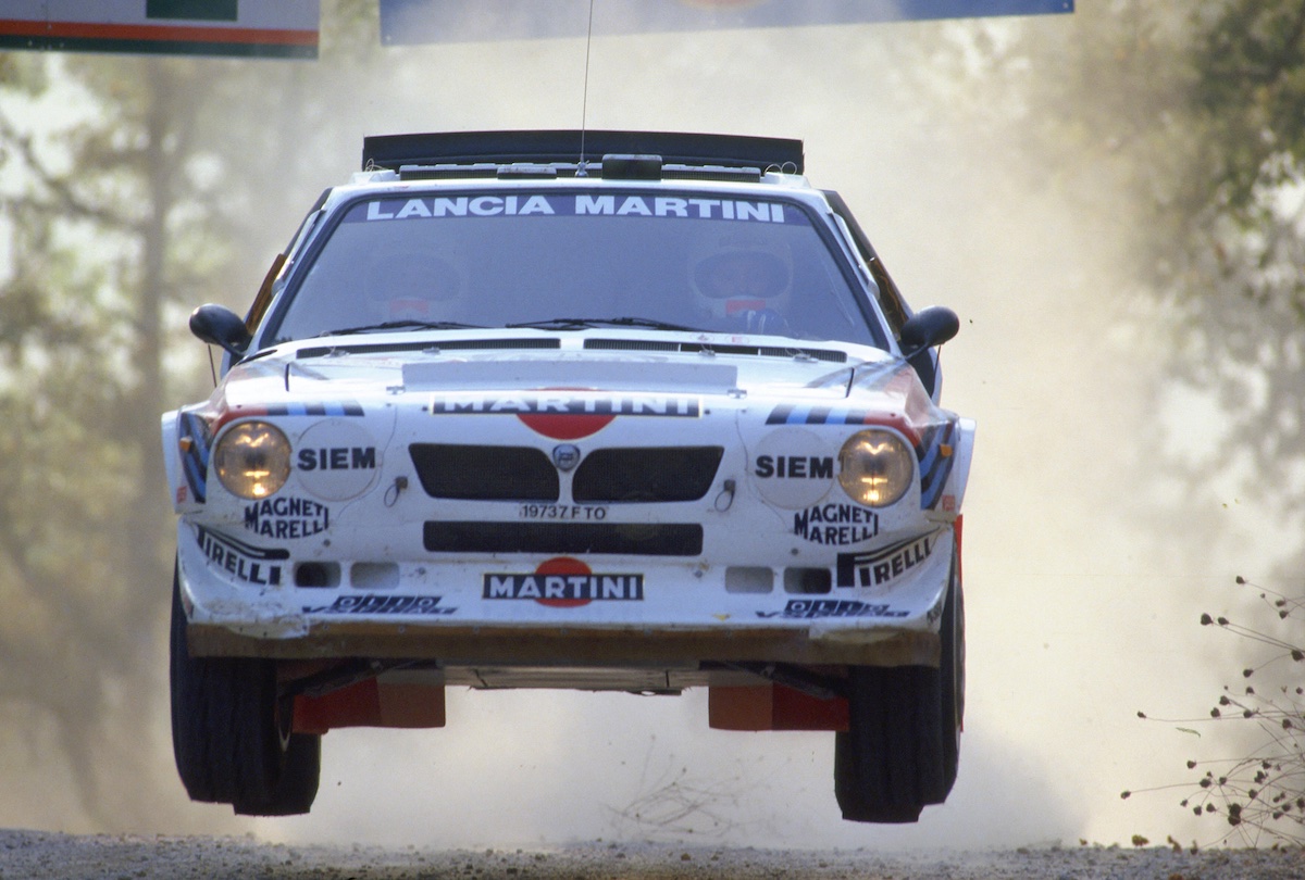 1986 Miki Biasion in the Group B Lancia Delta S4