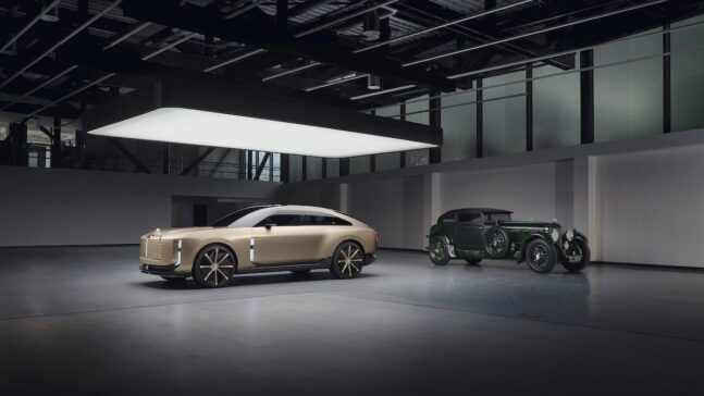Bentley EXP 15 and 1930 Speed Six