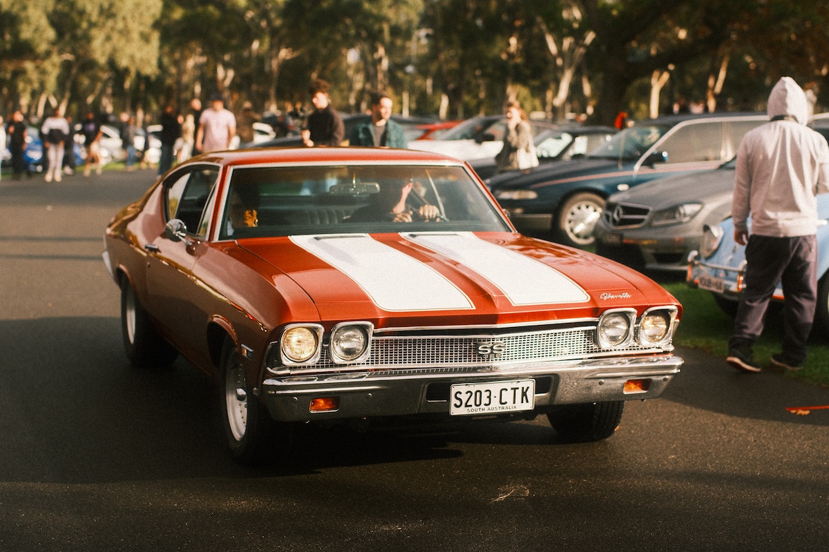 Chevrolet at Cars and Coffee event