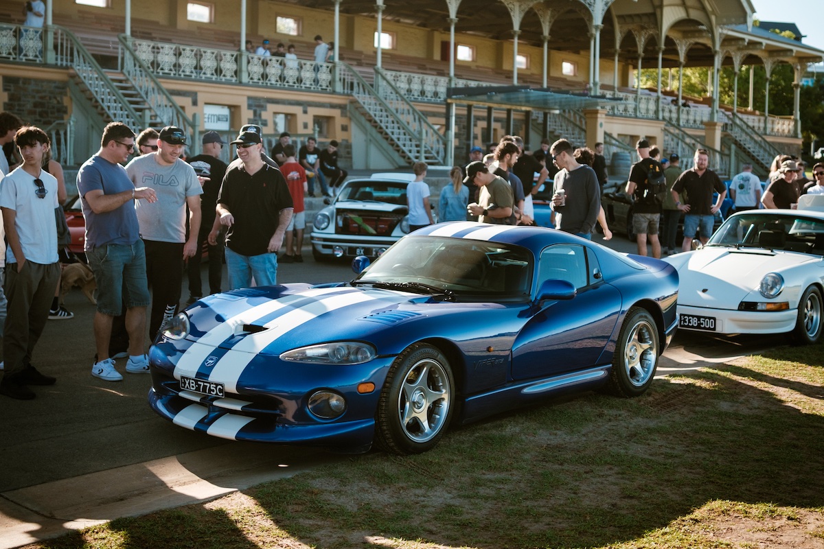 Dodge Viper at Cars and Coffee event