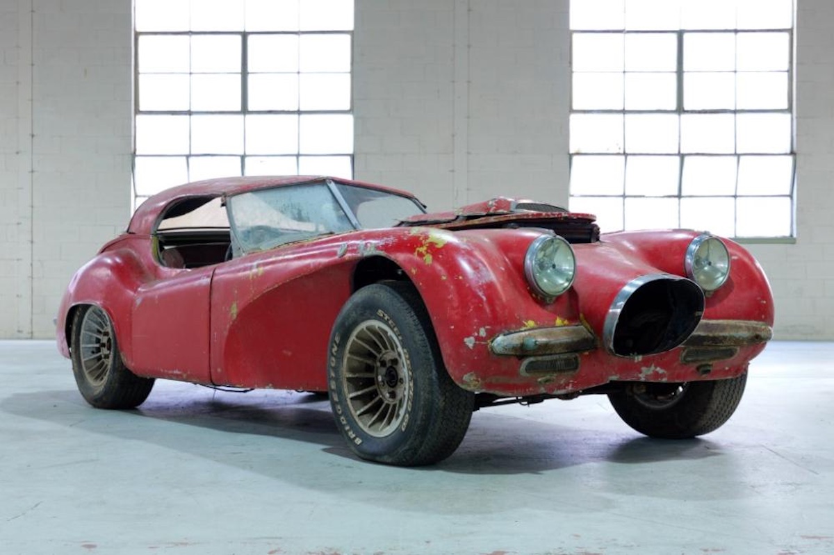 Rebodied 1950 Jaguar Alloy XK120 Roadster Project Car