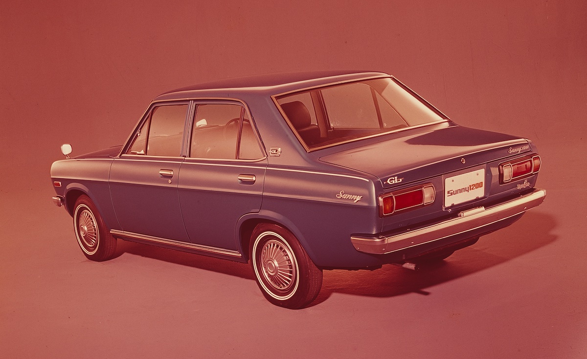 1975 Datsun Sunny Sedan 1200 GL Rear