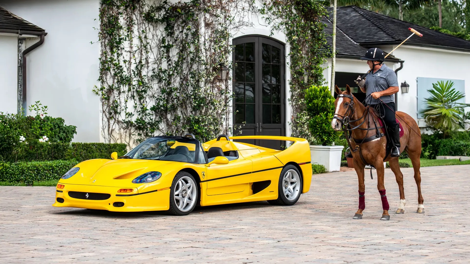 Ralph Lauren’s yellow Ferrari F50