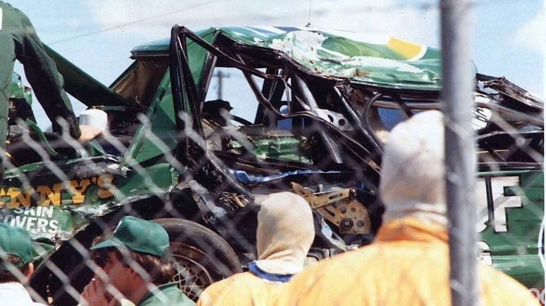 Dick Johnson’s 1983 Ford Falcon XE, better known as the Greens-Tuf car