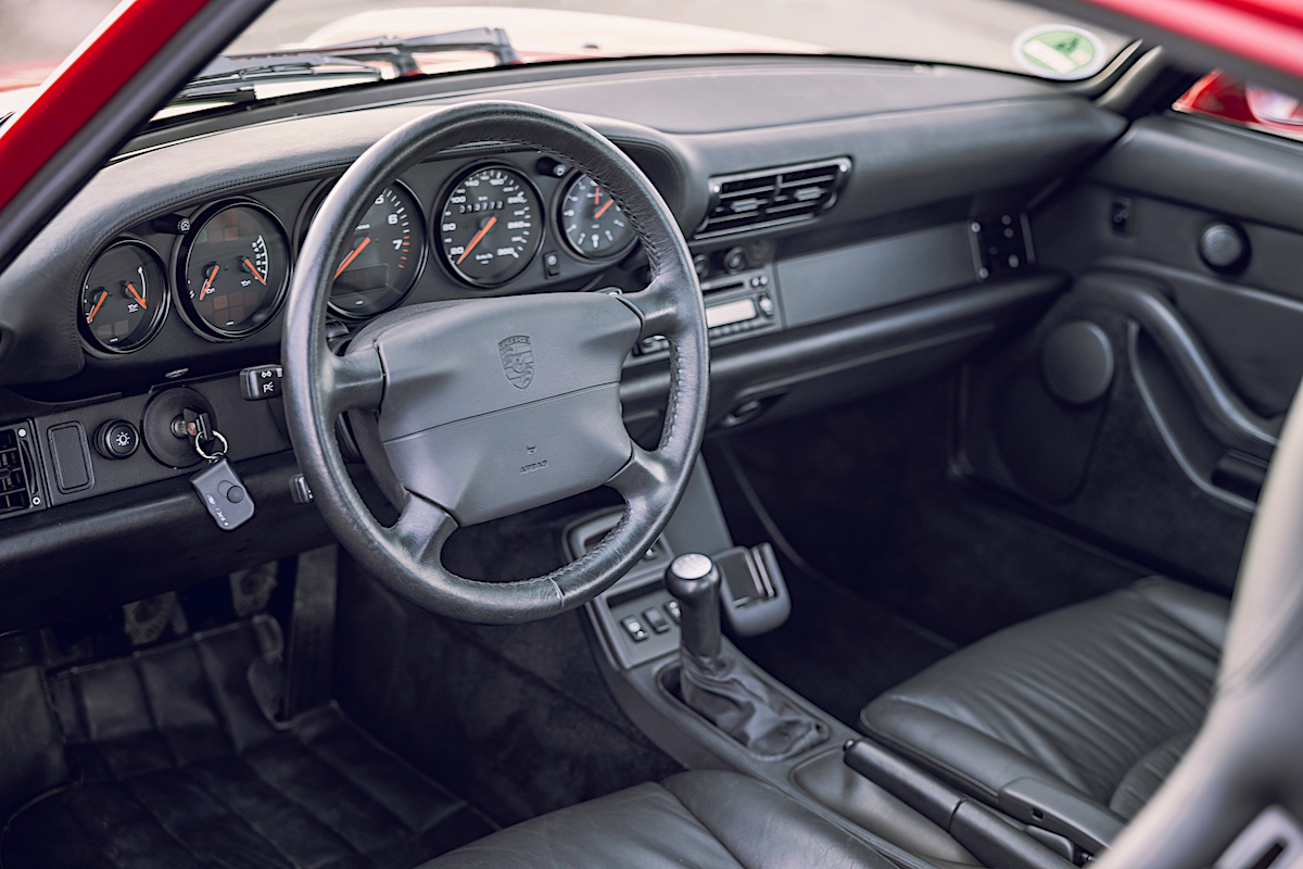 Porsche 993 Turbo S Rear Driving
