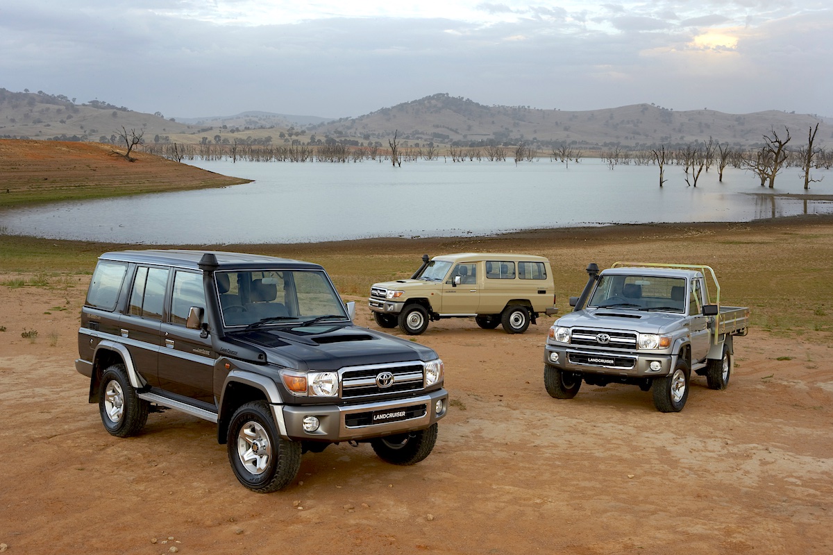 2007 Toyota LandCruiser 70 Series wagon, troop carrier, and ute