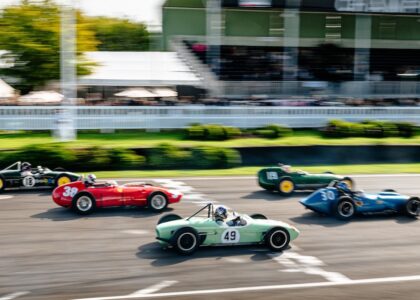 On-track action at the 2024 Goodwood Revival