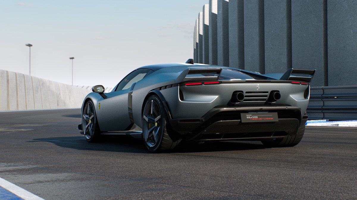 Ferrari 849 Testarossa with the Assetto Fiorano package finished in Grigio Titanio