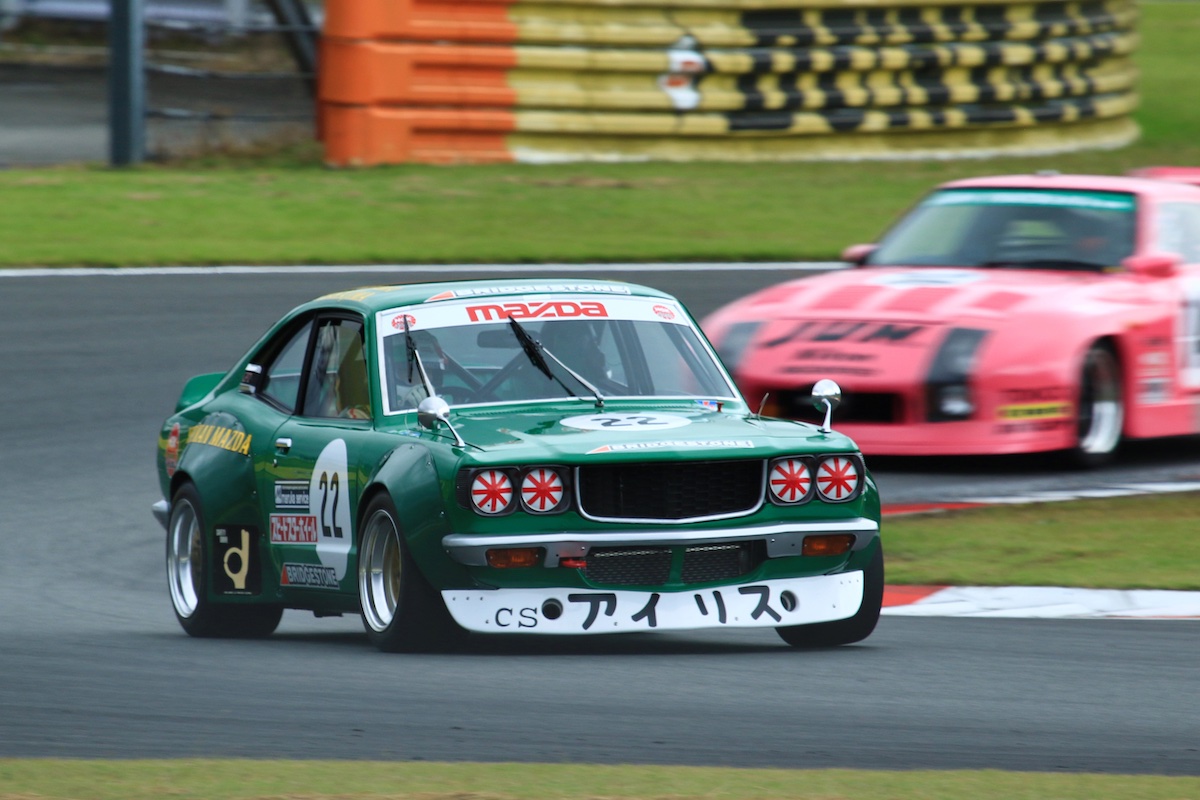Cars on track at Fuji Speedway