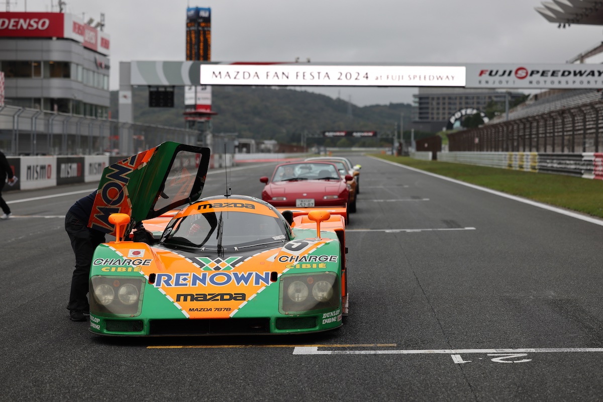 Mazda 787B at Fuji Speedway for Mazda Fan Festa 2024