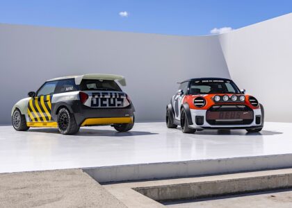 Two Mini JCW hot hatches designed in collaboration with Deus Ex Machina