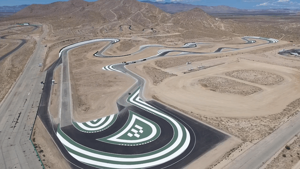 The ‘Streets of Willow Springs’ road course at Willow Springs International Raceway