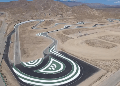 The ‘Streets of Willow Springs’ road course at Willow Springs International Raceway