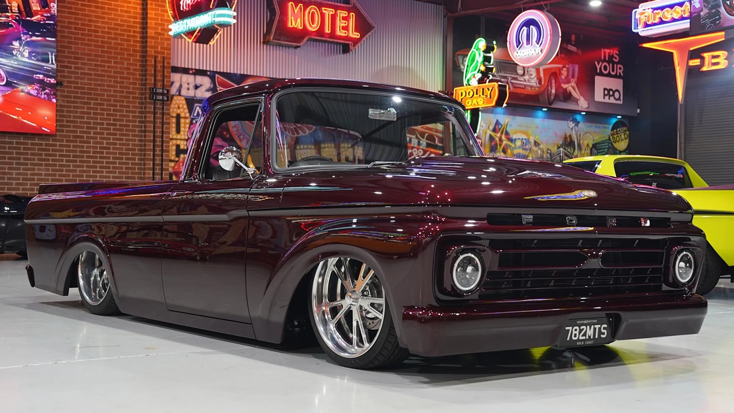 Modified 1966 Ford Unibody Pick Up Truck
