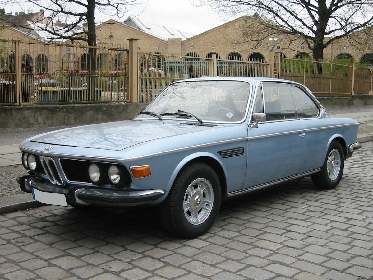 BMW 3.0 CS, spring 2010 near Meilenwerk Berlin, Germany.