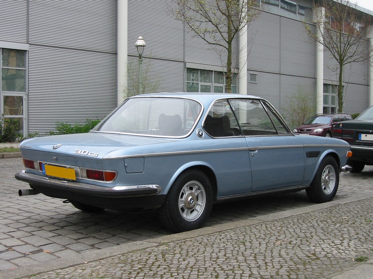 BMW 3.0 CS, spring 2010 near Meilenwerk Berlin, Germany.
