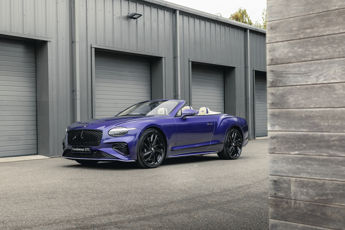 Bentley Continental GTC Speed Violette