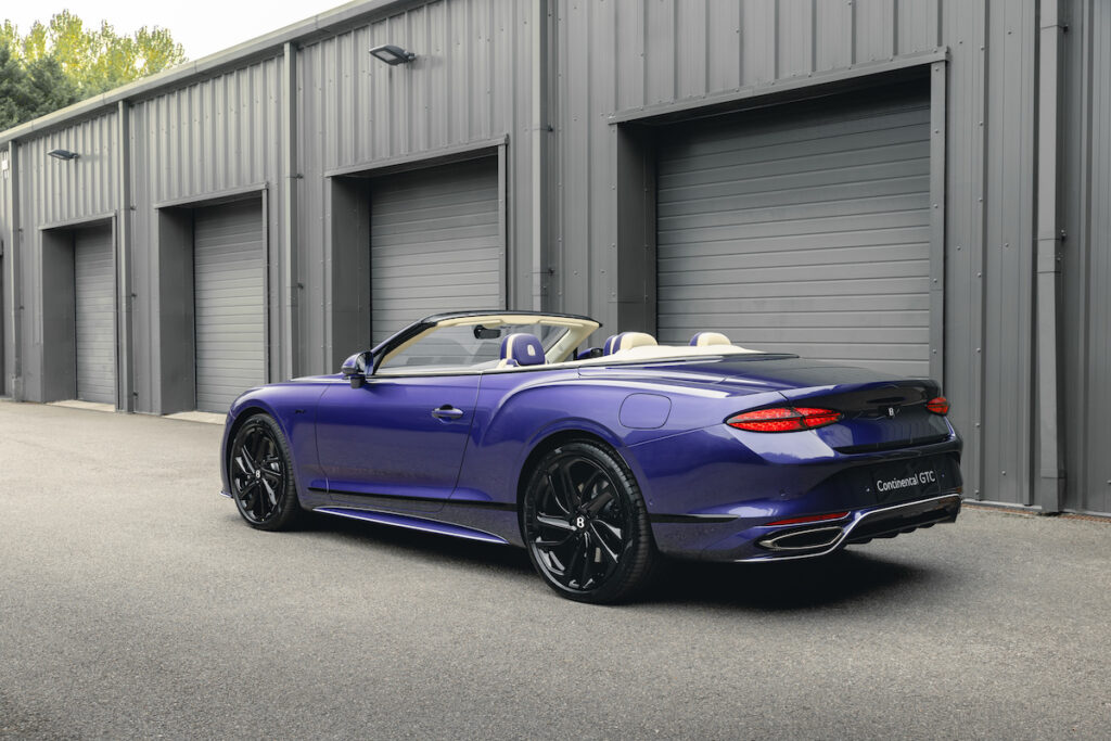 Bentley Continental GTC Speed Violette