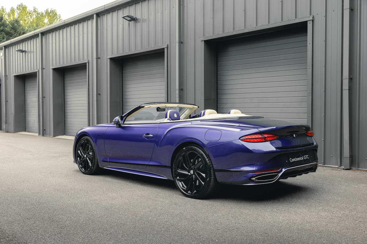 Bentley Continental GTC Speed Violette