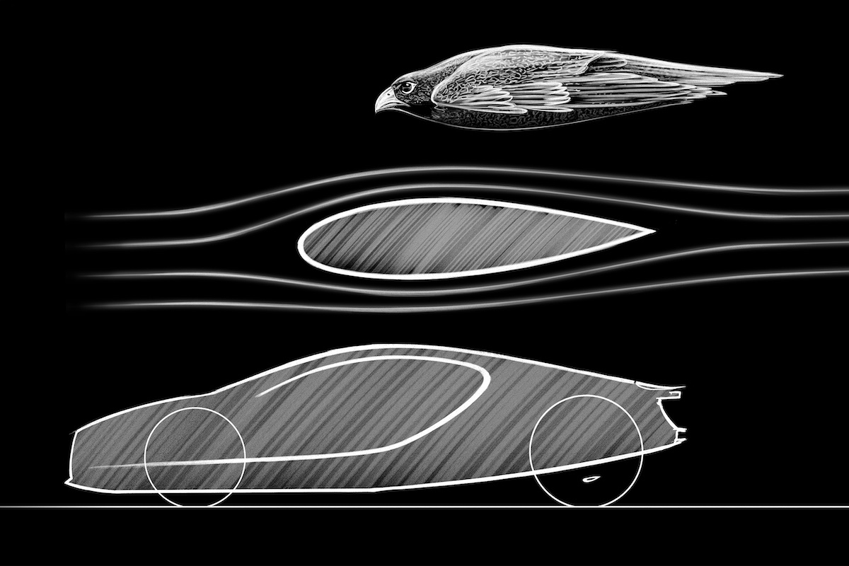Bugatti Tourbillon design sketches
