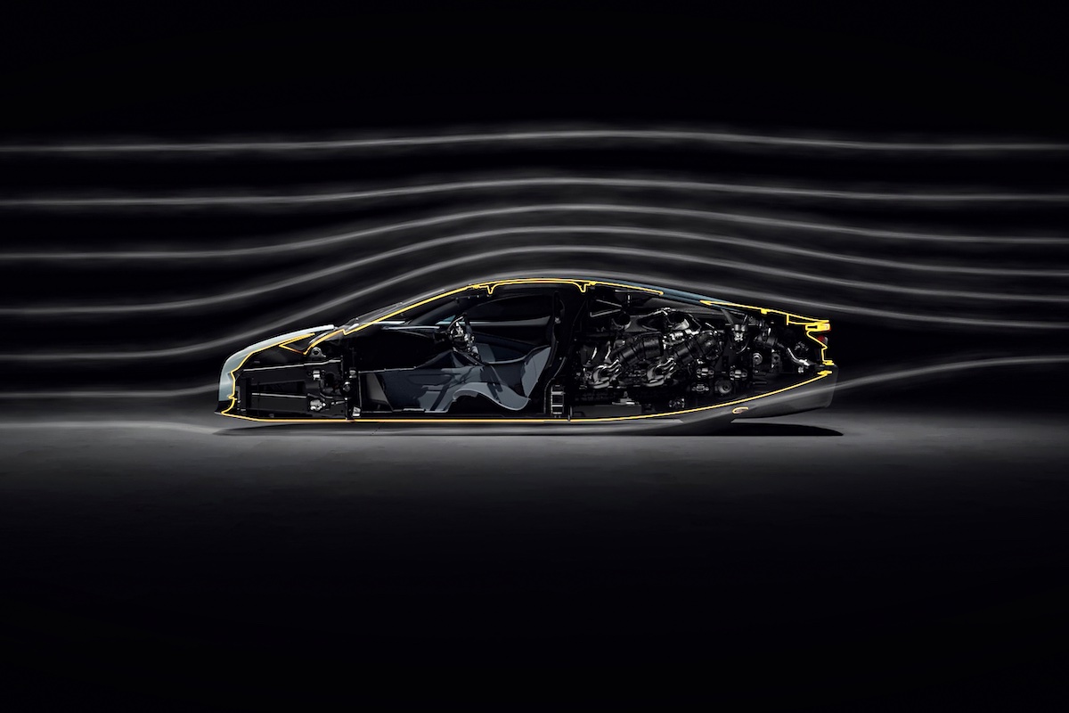 Bugatti Tourbillon chassis aerodynamics