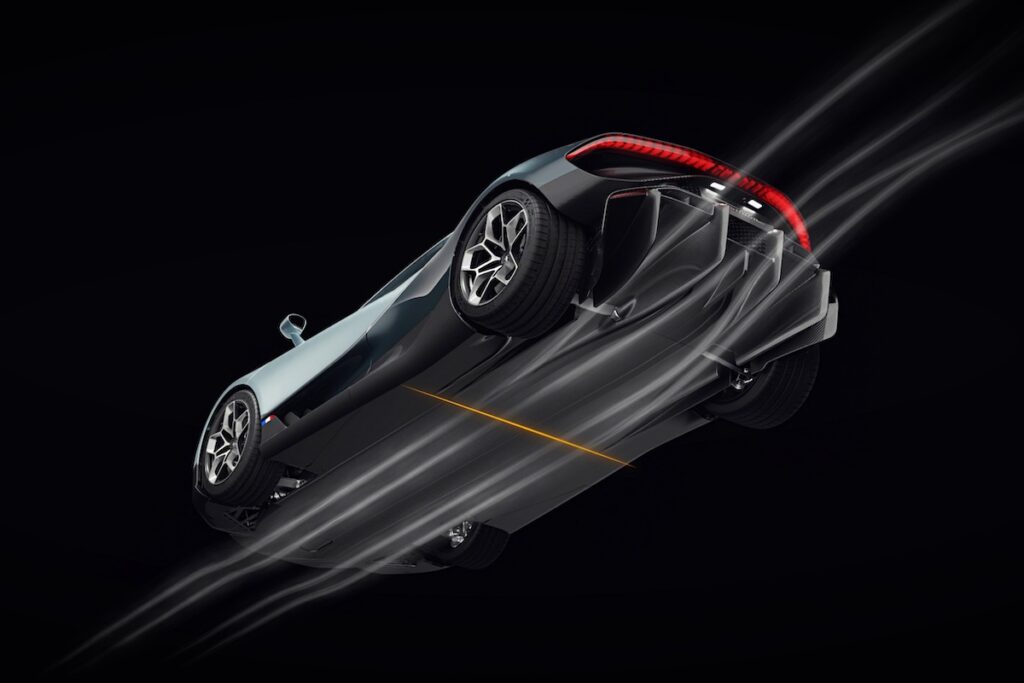 Bugatti Tourbillon diffuser design