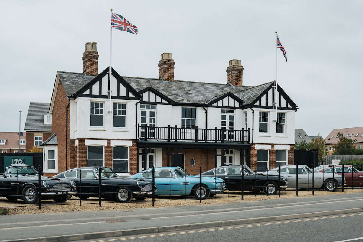 Examples of the DB6 outside 'Sunnyside' at the Aston Martin Works 70th anniversary event 3