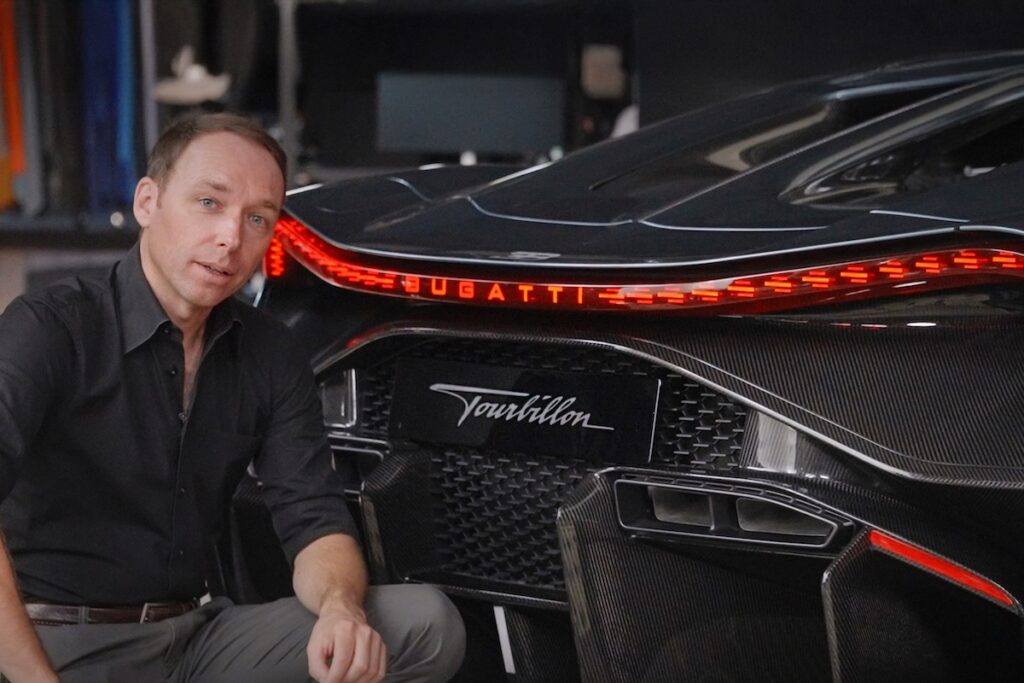 Frank Heyl with the Bugatti Tourbillon