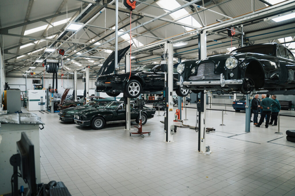 The Heritage Workshop at the Aston Martin Works 70th anniversary event