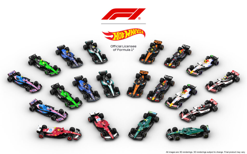 2025 Hot Wheels Formula One_ Line Up
