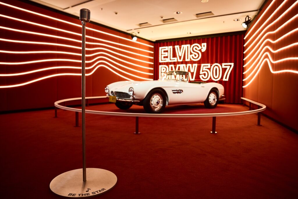 Elvis Presley's BMW 507 at the BMW Museum