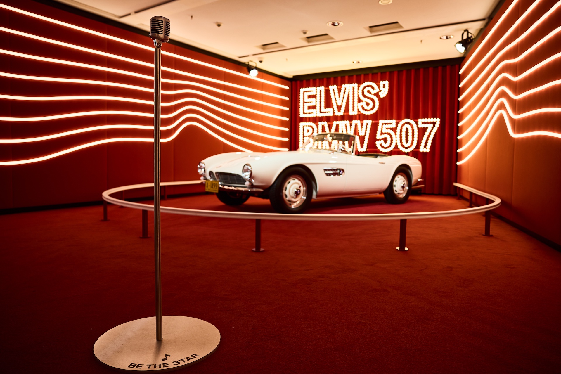 Elvis Presley's BMW 507 at the BMW Museum