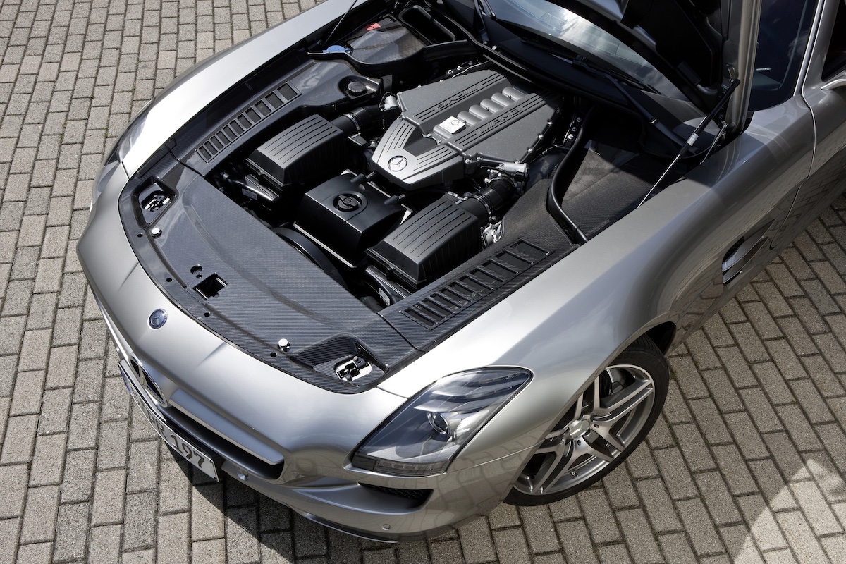 Mercedes-Benz SLS AMG GT Coupe engine