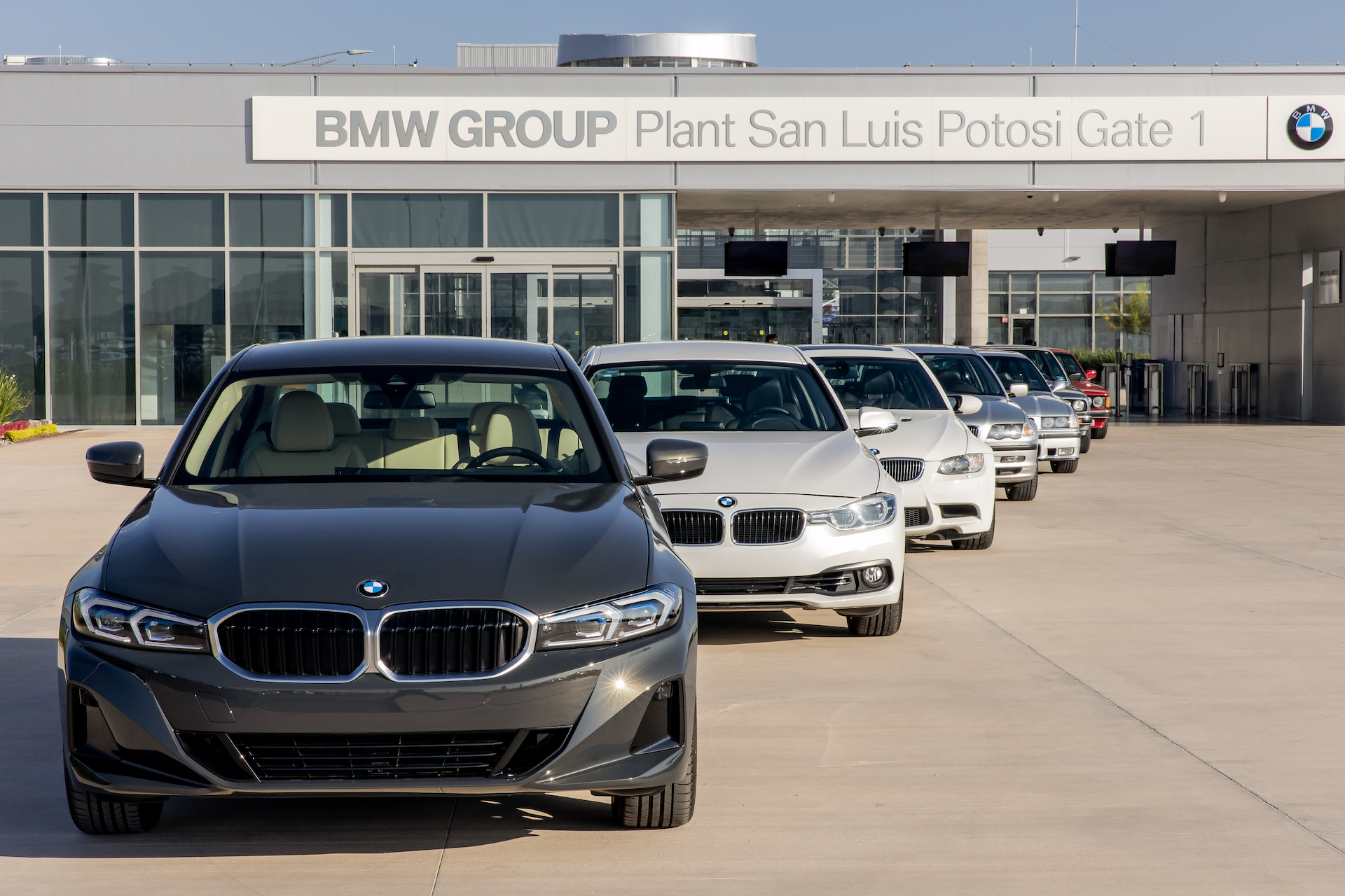 50th anniversary line-up at BMW Group Plant San Luis Petosi